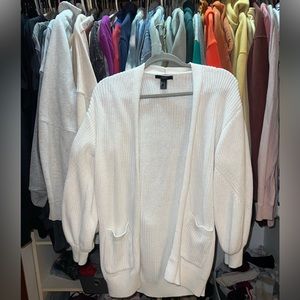 White chunky cardigan